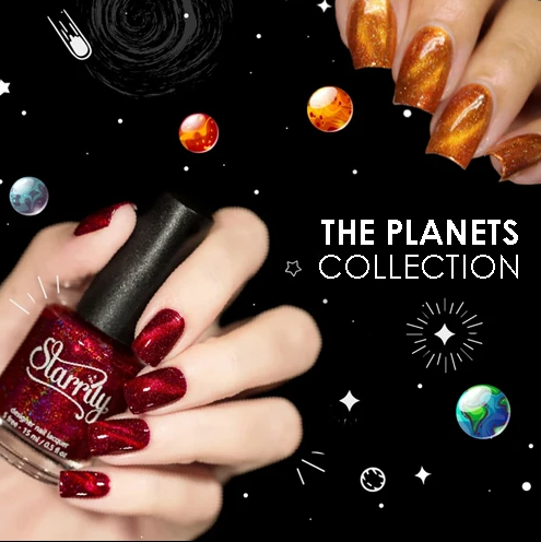 Planet Nail Polish Planets Starrily SpaceX Nasa Pluto