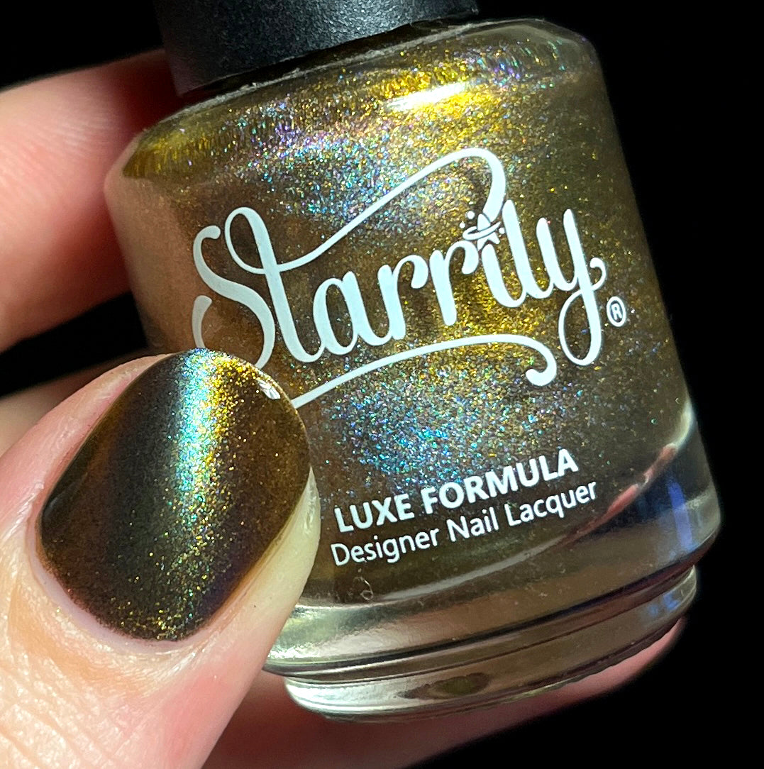 Magnetic nail polish starrily